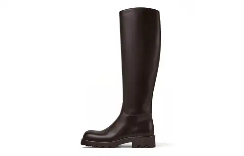 Bottega Veneta Strut High Boots Brown Women's