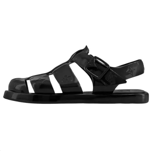 LOUIS VUITTON Venice Roman Sandals Men's Black