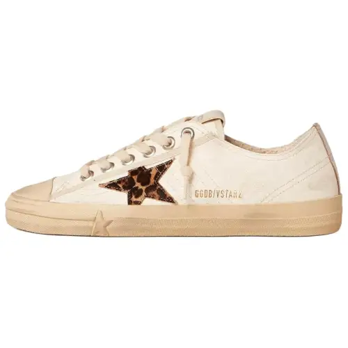 Golden Goose Women's V-Star LTD 'Beige Brown Leopard'
