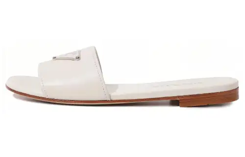 PRADA Slide Slippers Women's White
