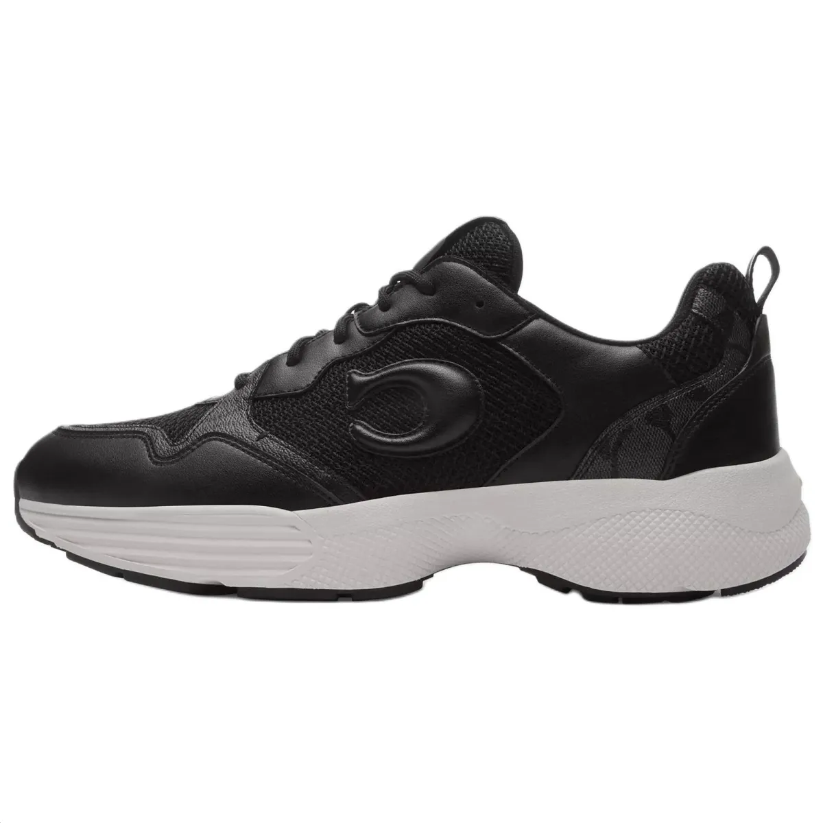 COACH Signature Low top Casual Shoes Men's Black
