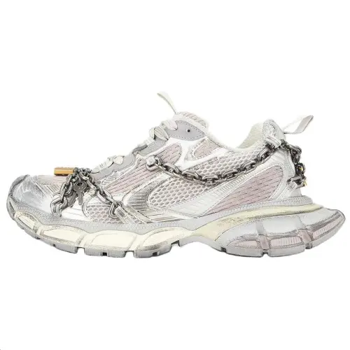 Balenciaga 3XL Low top Chunky Sneakers Men's Silver