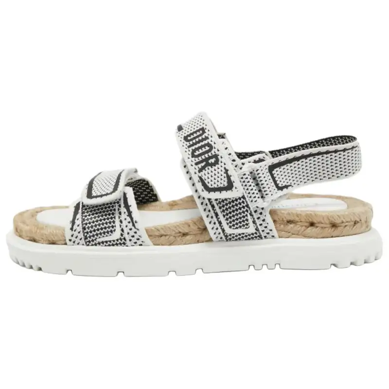 DIOR DiorAct Beach Sandals Women's White