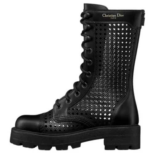 DIOR D Unit Ankle Boots Women's Black