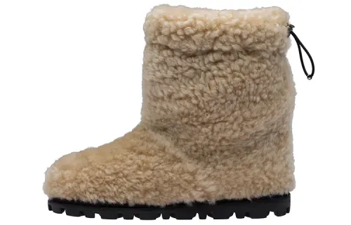 MIU MIU Ankle Boots Women's Ivory