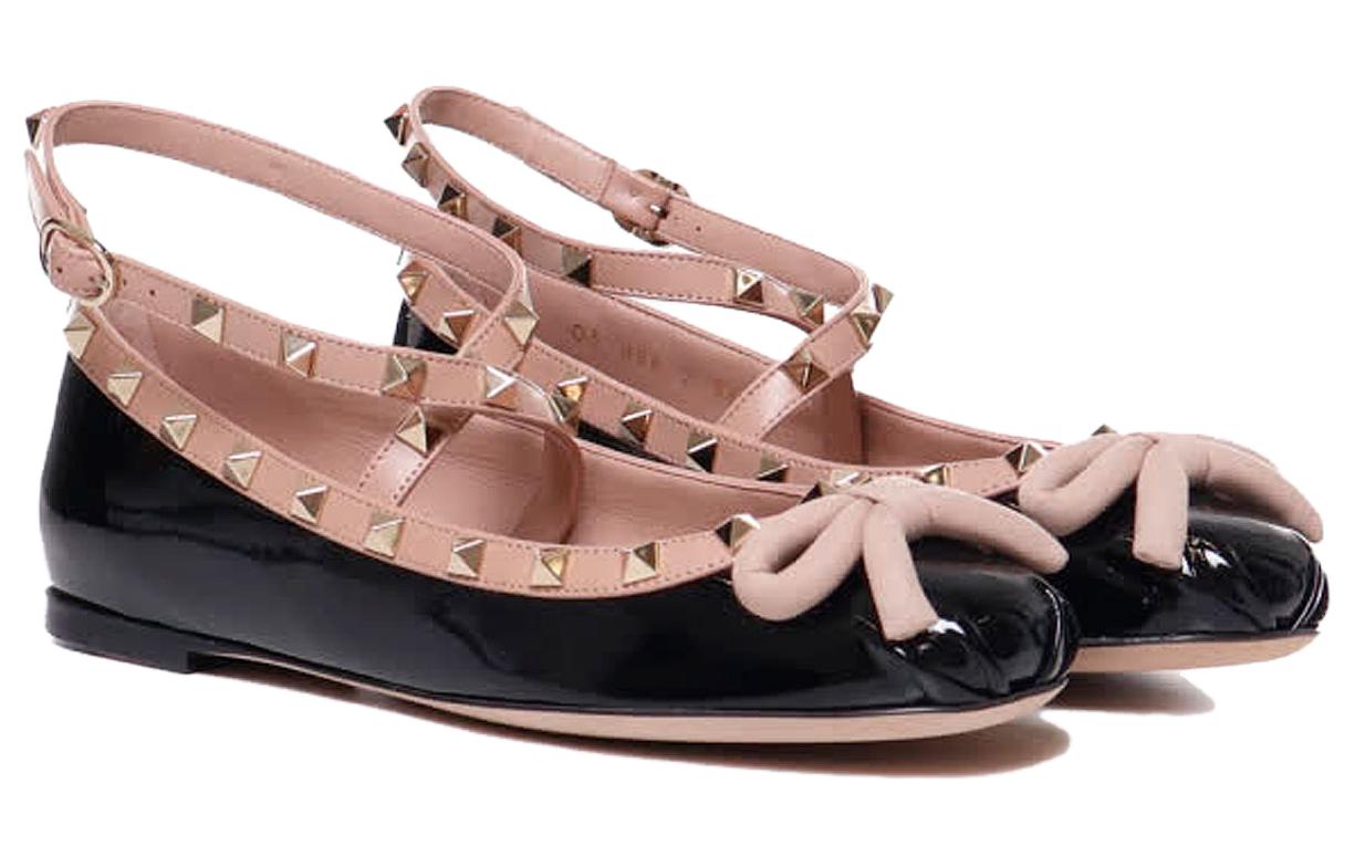 Женские туфли Valentino Rockstud (черные) — фото 3