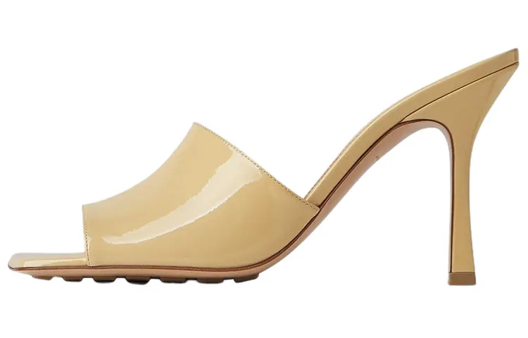Bottega Veneta Stretch Slide Slippers Women's Beige