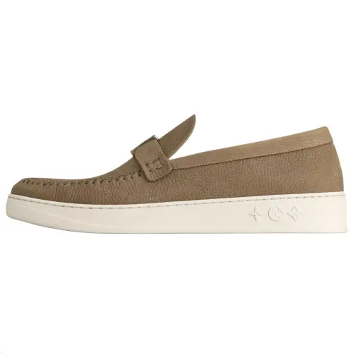 LOUIS VUITTON Resort Calfskin Casual Shoes Men's Brown