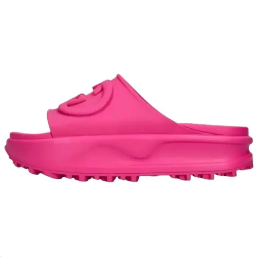 GUCCI Interlocking G Slide Pink Women's