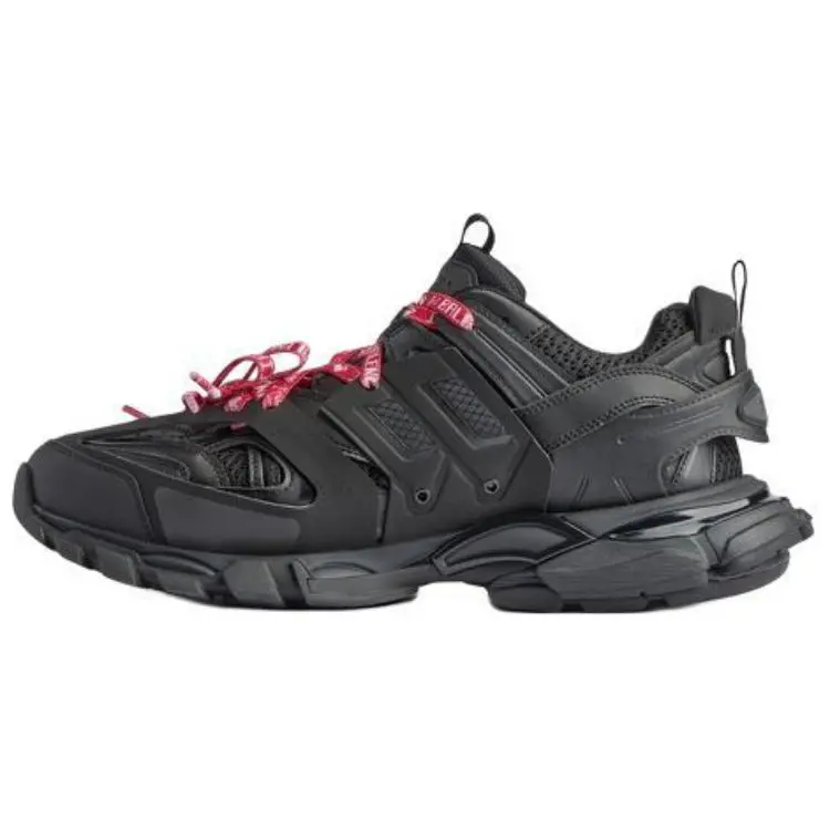 Balenciaga Track Low top Casual Shoes Men's Black