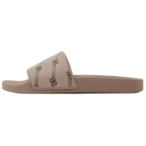 Balenciaga Pool Slide Slippers Men's Beige