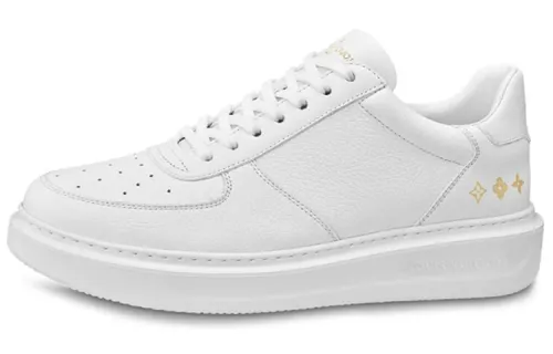 LOUIS VUITTON Beverly Hills Cow Leather Low top Skateboard Shoes Men's