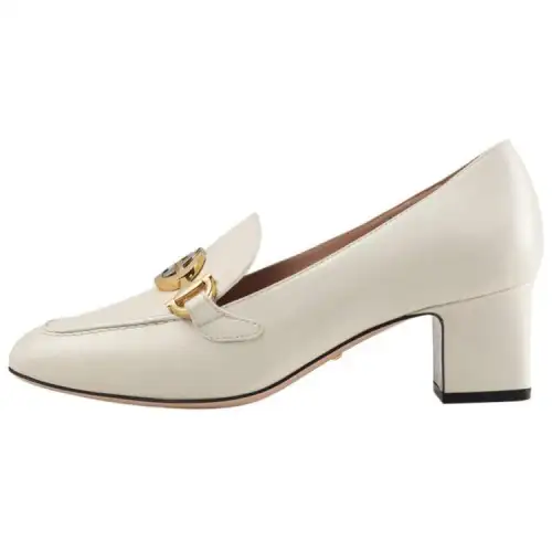 GUCCI Zumi Block Heel Loafers