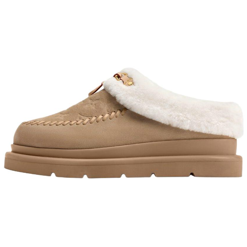 Женские сабо Louis Vuitton SKI (коричневые)
