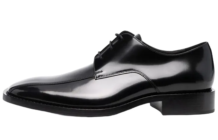 Balenciaga Rim Hi Shine Derby Shoes 'Black'