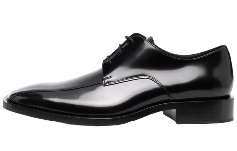 Balenciaga Rim Hi Shine Derby Shoes 'Black'