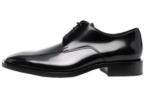 Balenciaga Rim Hi Shine Derby Shoes 'Black'