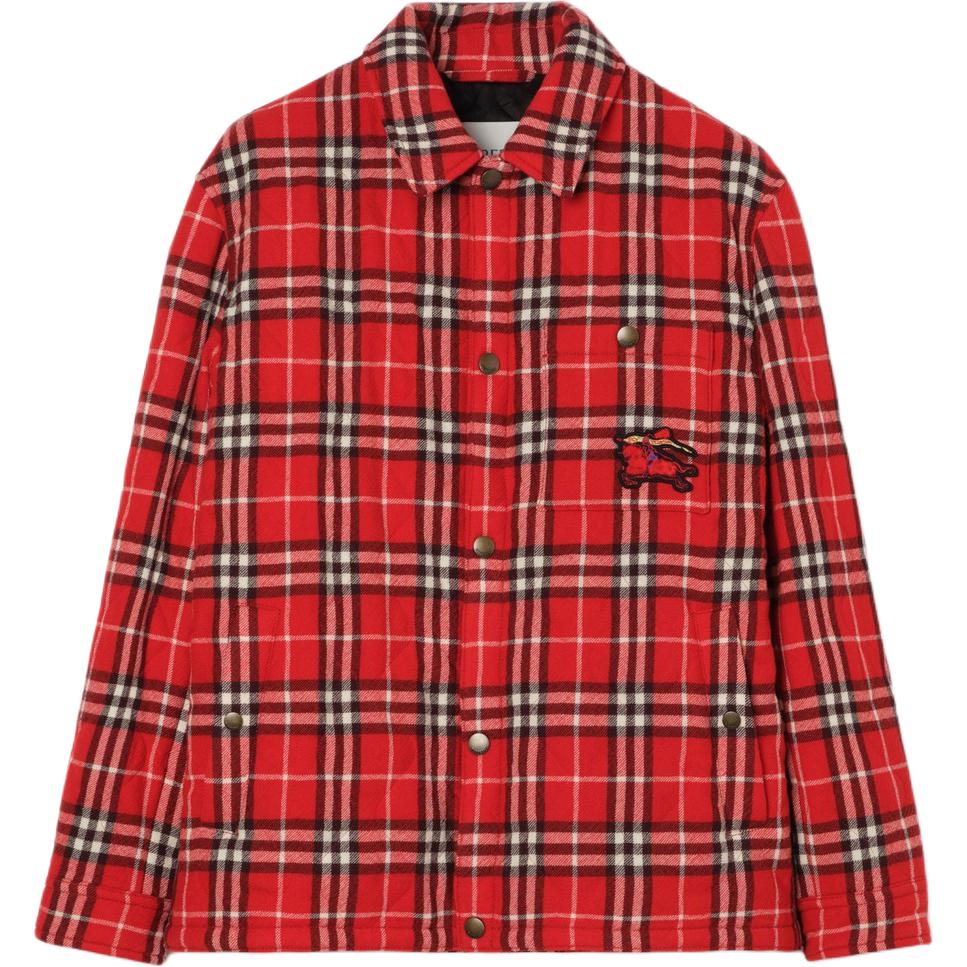 Мужская куртка Burberry Burberry SS26 (красно-коричневая)
