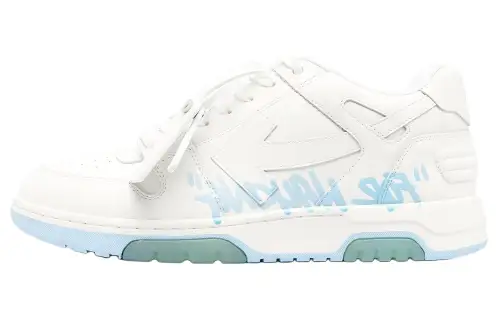 OFF WHITE Out Of Office For Walking Sneaker 'White Blue'