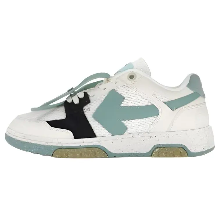 OFF WHITE Out Of Office Low Slim White Light Blue