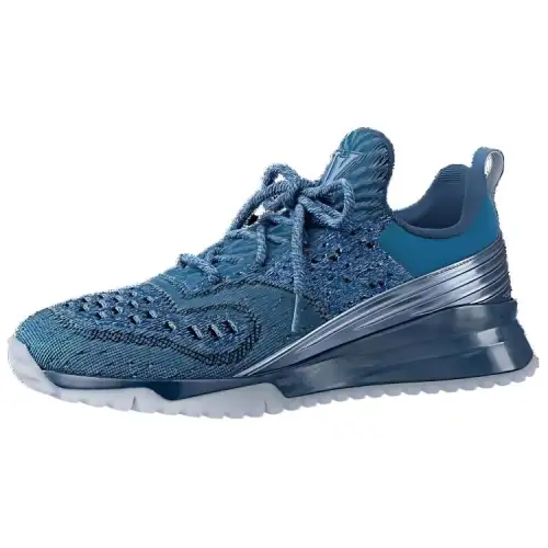 LOUIS VUITTON V.N.R Tie & Dye Low top Casual Shoes Men's Blue