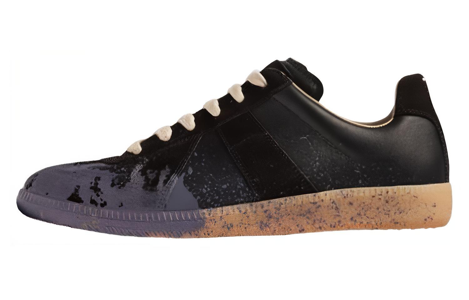 Мужские кроссовки Maison Maison Margiela Replica (черные)