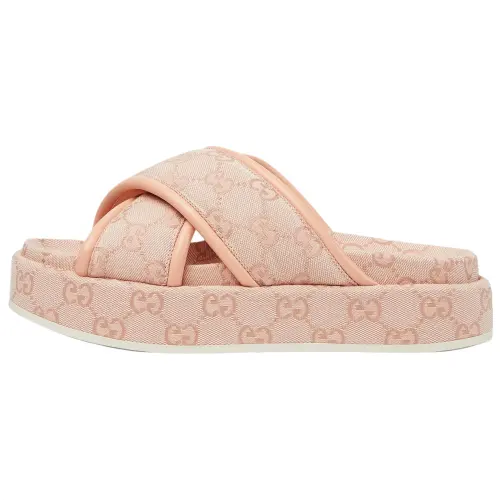 GUCCI Slide Slippers Women's Light Pink