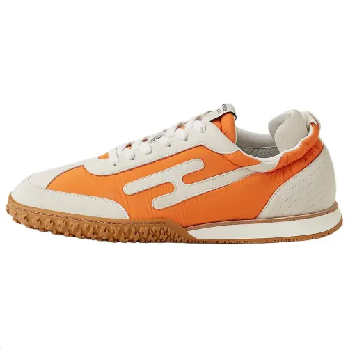 HERMES Jet Low top Casual Shoes 2.2cm Men's Orange & White