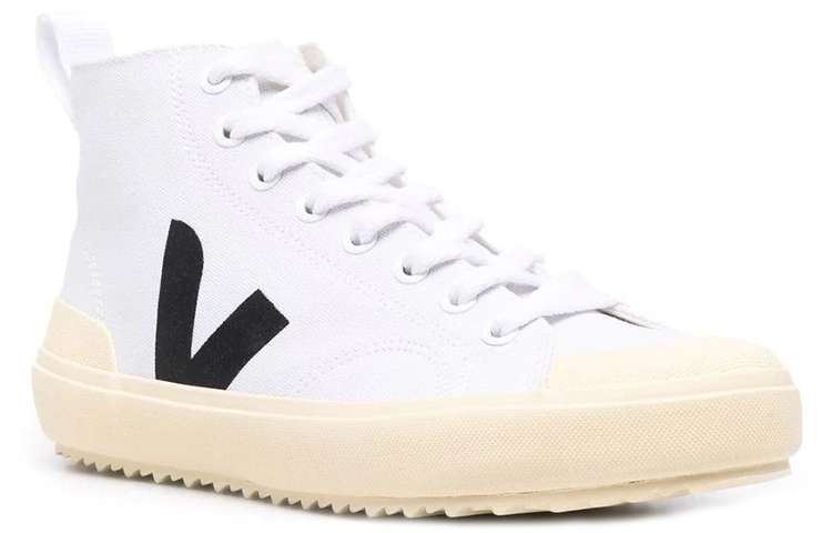 VEJA Nova Ht Canvas 'White Black'