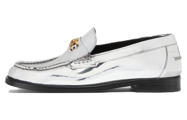 Женские туфли Versace (серебристые)