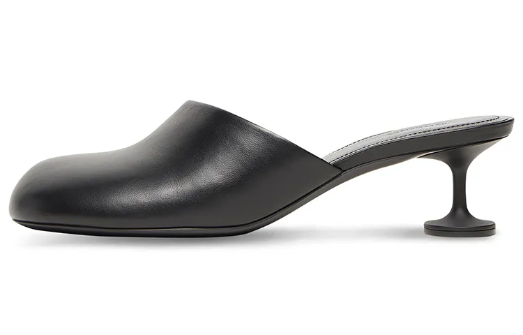 Balenciaga Lady 50mm Mule Blacker Leather Women's