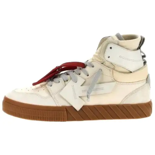 OFF WHITE Floating Arrow High Top Vulc White Cream