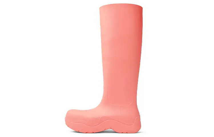 Bottega Veneta Puddle BV Rain Boots Height Increasing Height Increasing High Boots Women's Pink