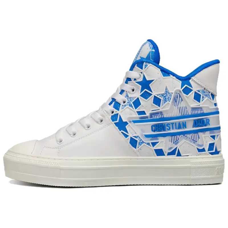 DIOR Walk'N'DIOR Star Bright Blue White DIOR Etoile Motif Women's