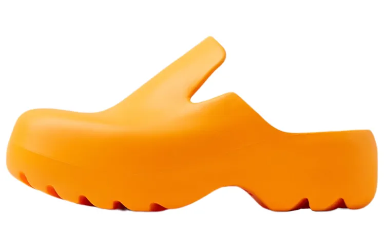 Bottega Veneta Flash Closed Toe Slippers Men's Orange