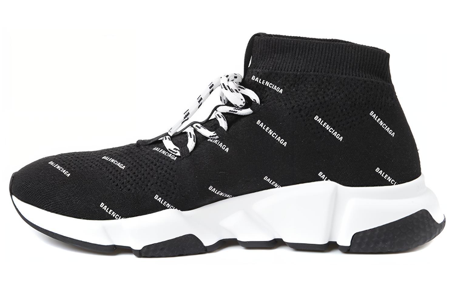 Мужские кроссовки Balenciaga Speed 1.0 Runner Socks (черные)