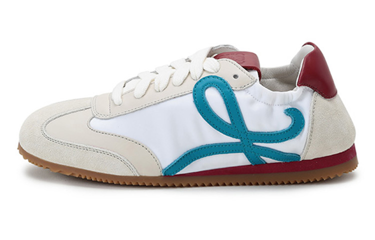 LOEWE Ballet Runner Casual Fabric Low top Running Shoes Women's White Red Tail