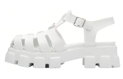 PRADA Triangle-logo Fisherman Sandals
