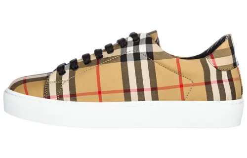 Burberry VINTAGE Low top Skateboard Shoes Women's Brown