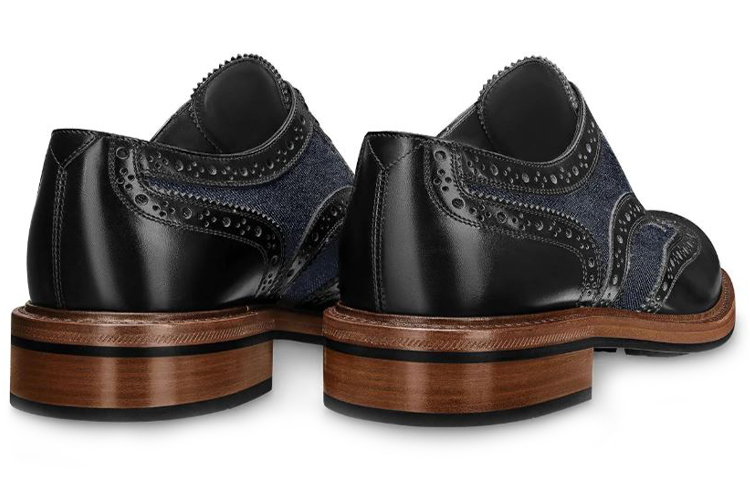 LOUIS VUITTON Lv Voltaire Derby Shoes 'Black'