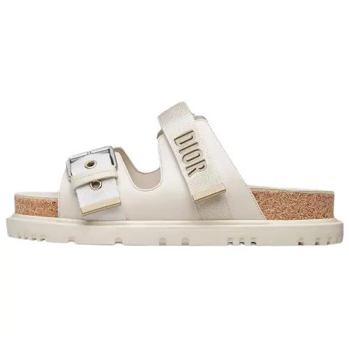 DIOR DiorAct Slide Slippers Women's White