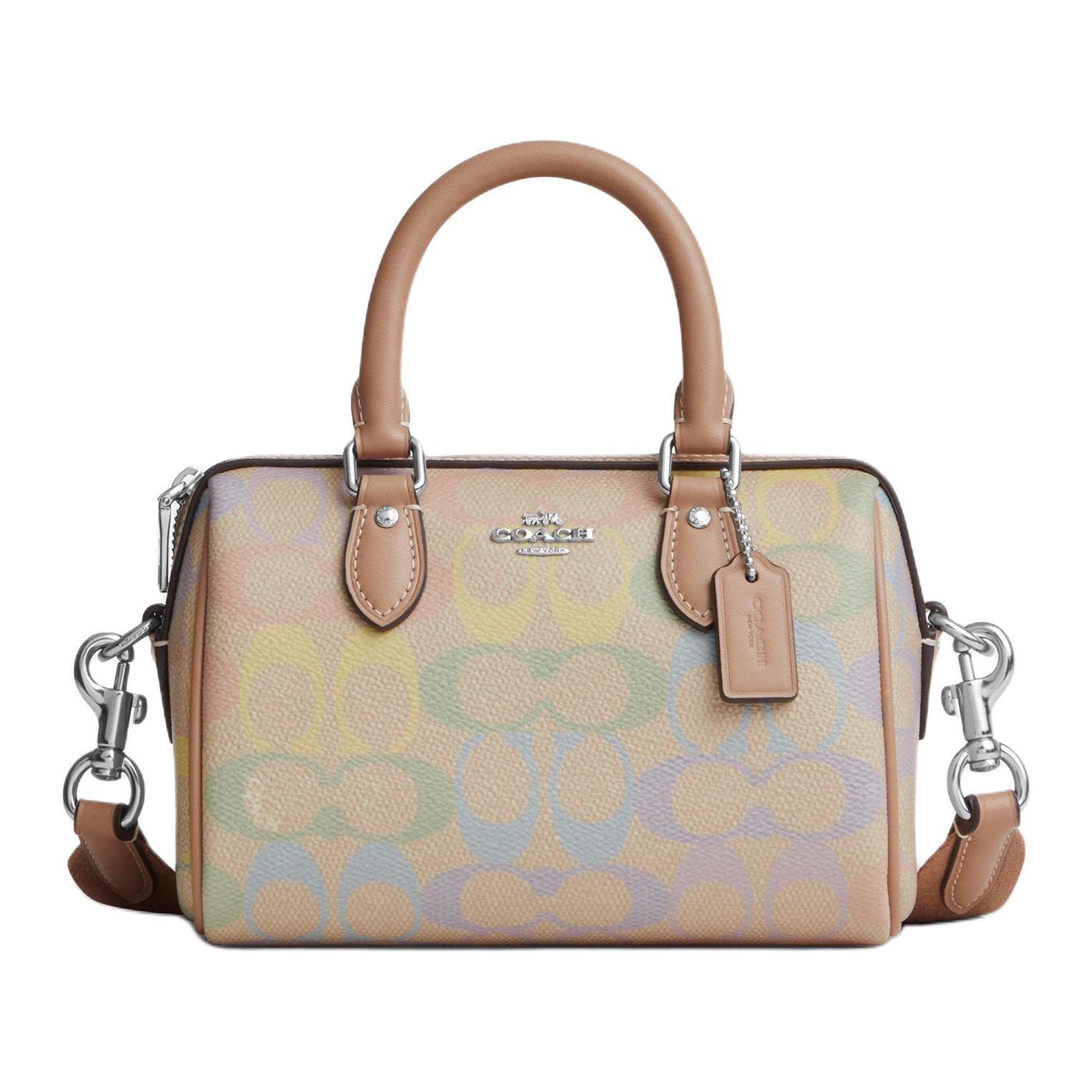 Женская сумка COACH Rowan 17 (желтая)