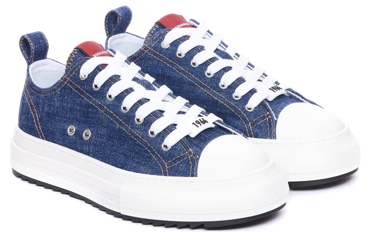 DSQUARED 2 Low top Skateboard Shoes Men's Blue