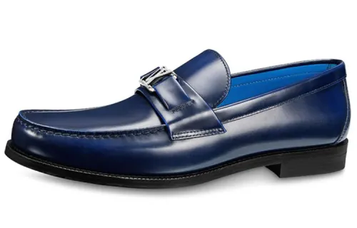 LOUIS VUITTON Major Casual Shoes Men's Army Blue