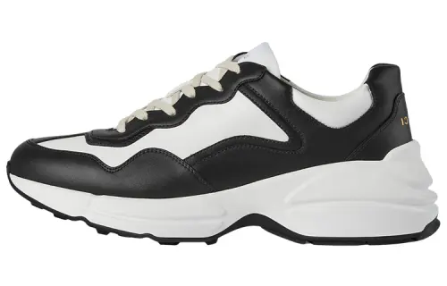 GUCCI Rhyton Sneakers White Black