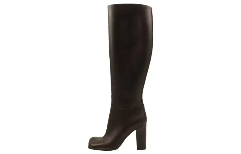 Bottega Veneta Knee high Boots 9cm Women's Umber