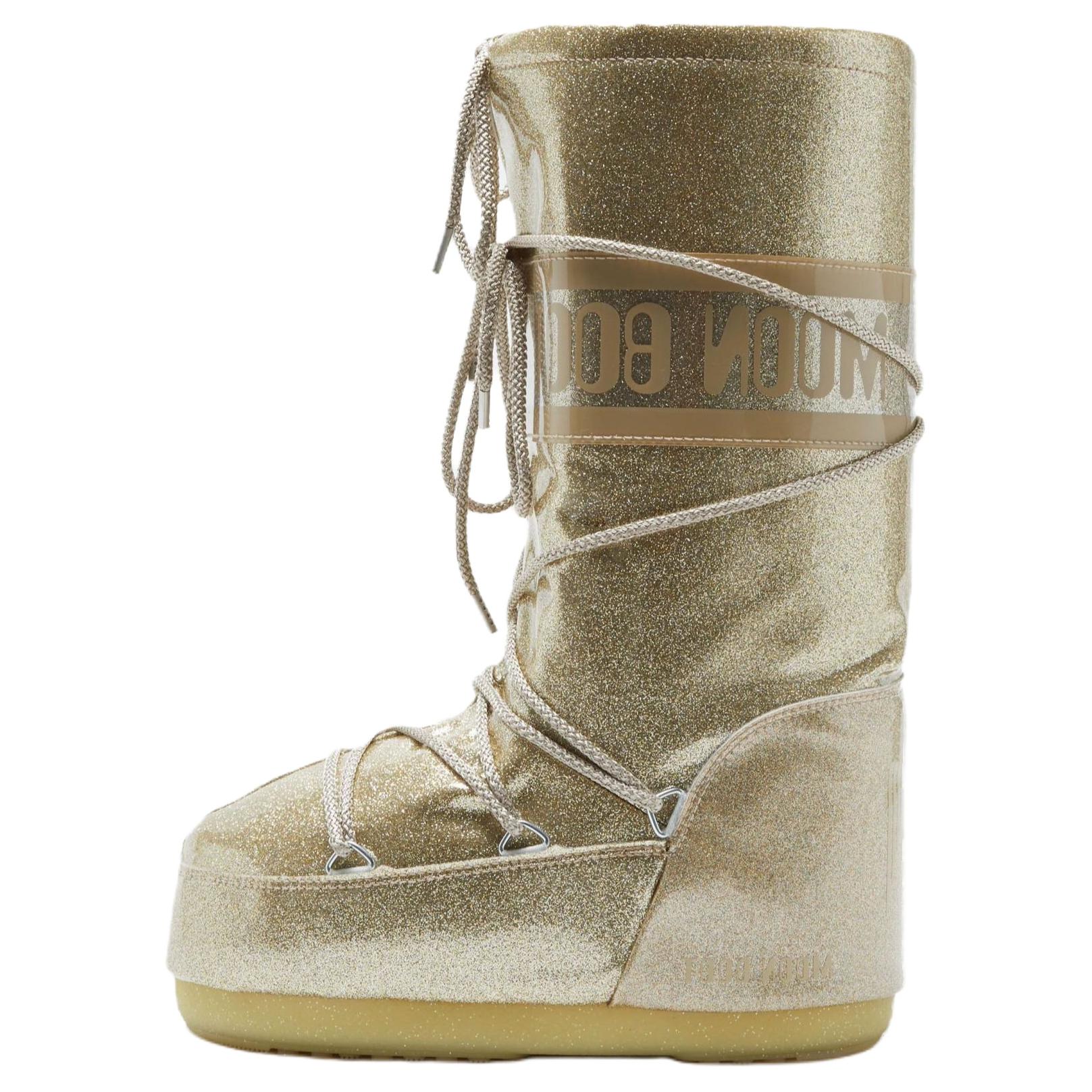 Сапоги Moon Boot (золотые)