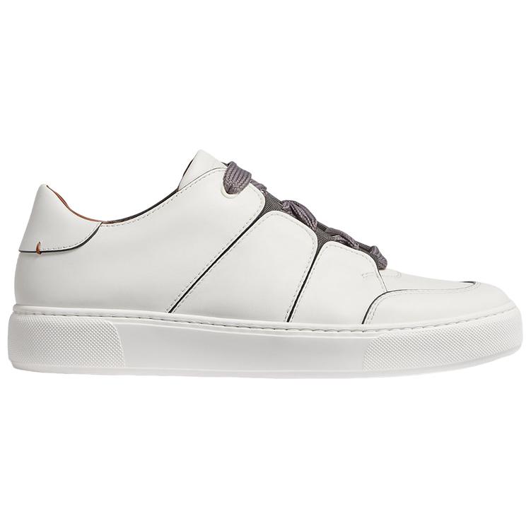 Ermenegildo Zegna Tiziano Skateboard Shoes Men's Low Top White