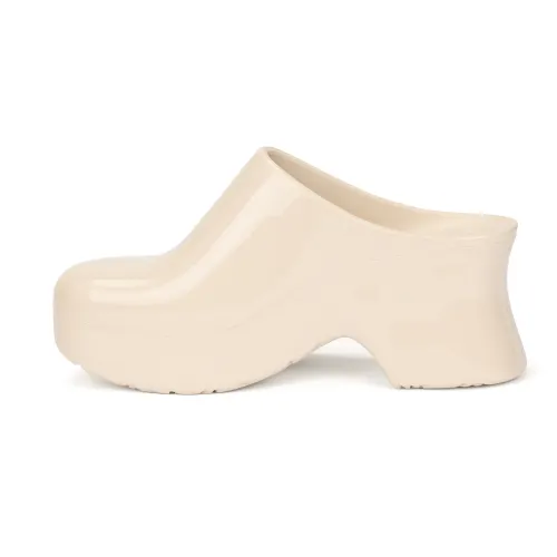 LOEWE Rubber Sole Closed Toe Slippers 9cm Women's Light Pink Powder