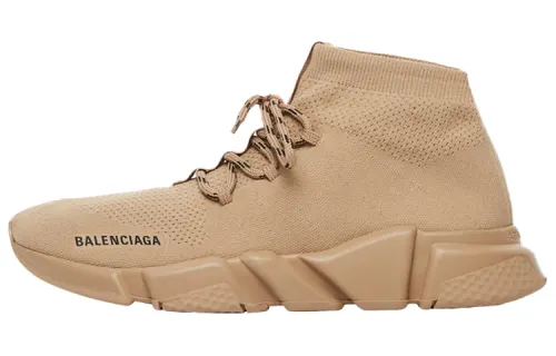 Balenciaga Speed Lace Up Triple Beige Women's